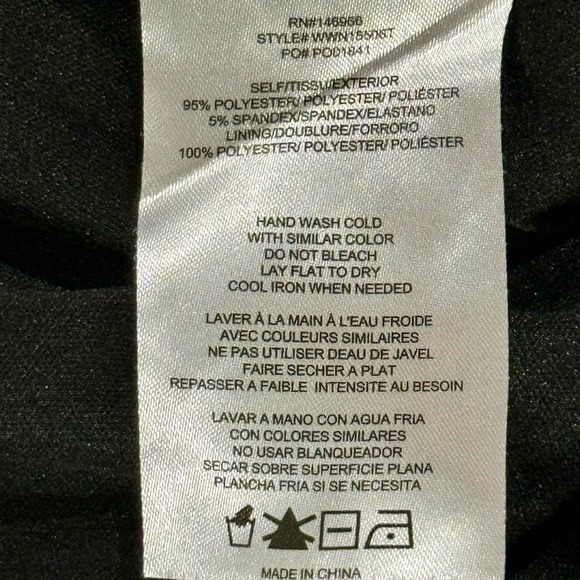 Women's Black Sequined Long Sleeve Blouson Mini Dress, Juniors size XS - Picture 13 of 16